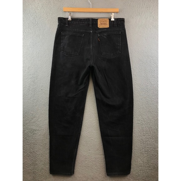 Levi's Other - Vintage Levi's 550 Jeans Mens 38x34 Relaxed Fit Tapered Leg Black Denim Pants